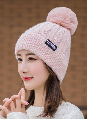 可爱女韩版潮休闲百搭保暖帽子