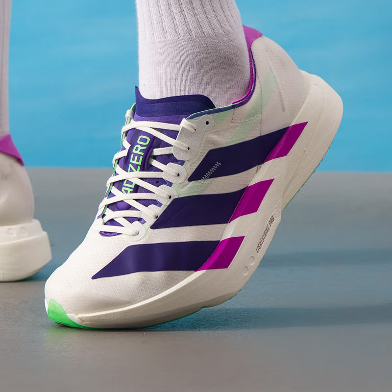 Adidas阿迪达斯男鞋ADIZERO ADIOS PRO 4 M缓震运动跑步鞋JR1656 - 图1