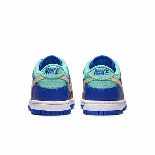 NIKE耐克女鞋 DUNK LOW SE大童鞋蓝红色复古休闲低帮板鞋DZ2873 - 图1