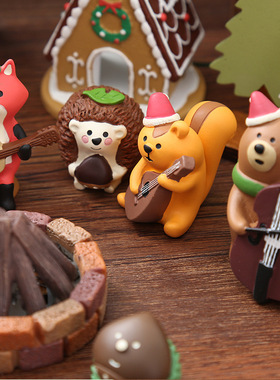 圣诞节树脂桌面日式小摆件