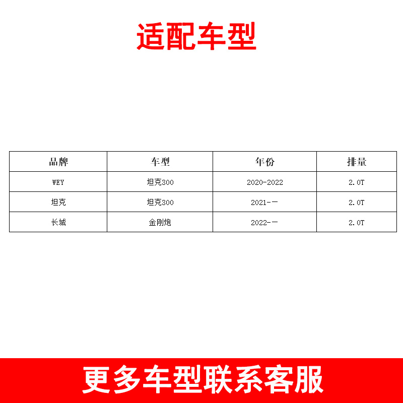 适配长城坦克300WEY金刚炮汽车改装高流量空滤空气滤芯进气风格 - 图0