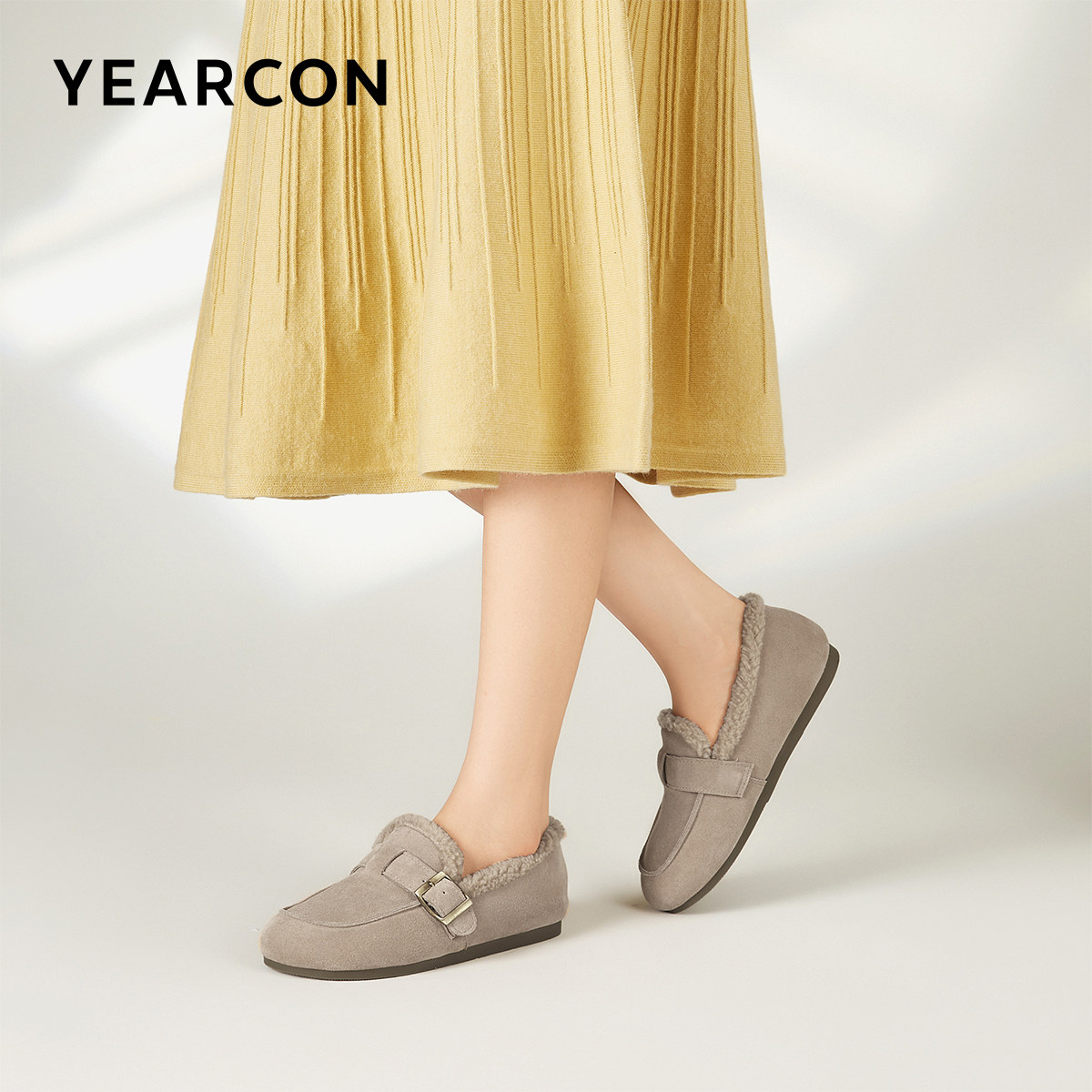  意尔康皮鞋棉鞋