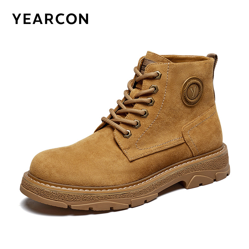  意尔康皮鞋马丁靴