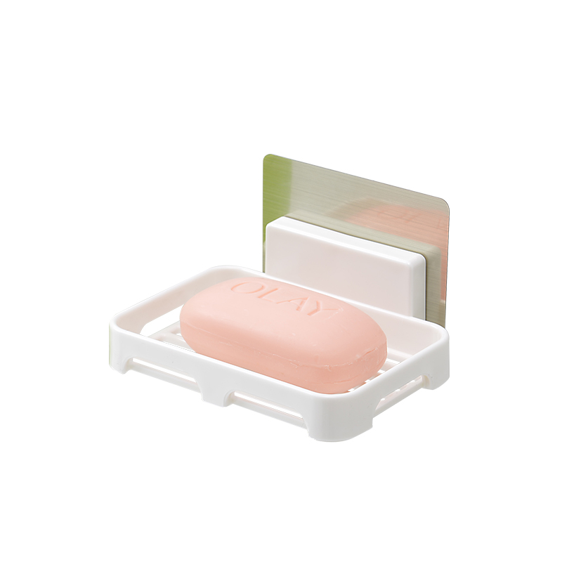 双庆家居浴室肥皂盒香皂架创意吸盘香皂盒肥皂架单层沥水皂盒皂托 - 图3