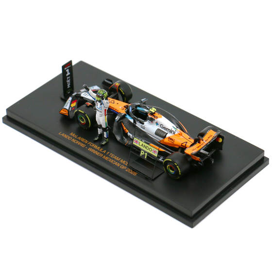 Quasi-spot 1 64 Mini-cut McLaren MCL39 Norris 2025 Mexico Grand Prix Winner F1 Car Model