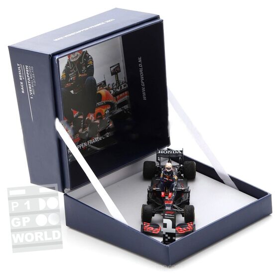Special gift box version 1 43 Spark Red Bull F1 Verstappen Miami special painted Japanese and French winning car model