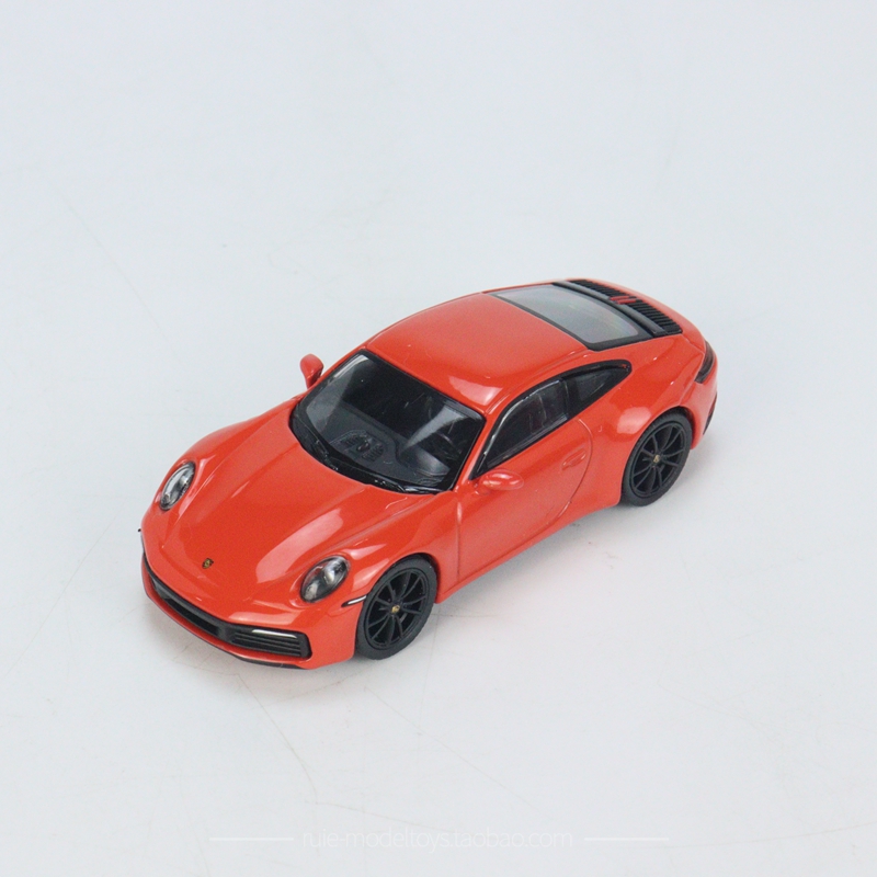 1:64 MiniGT保时捷 911 992 GT3/ Carrera 4S仿真汽车模型摆件-图2