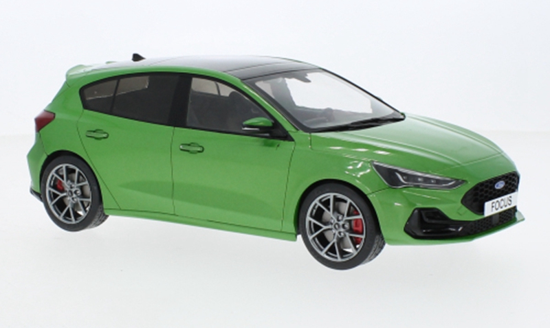 预1:18 MCG福特福克斯Ford Focus ST 2022合金汽车模型摆件 - 图2