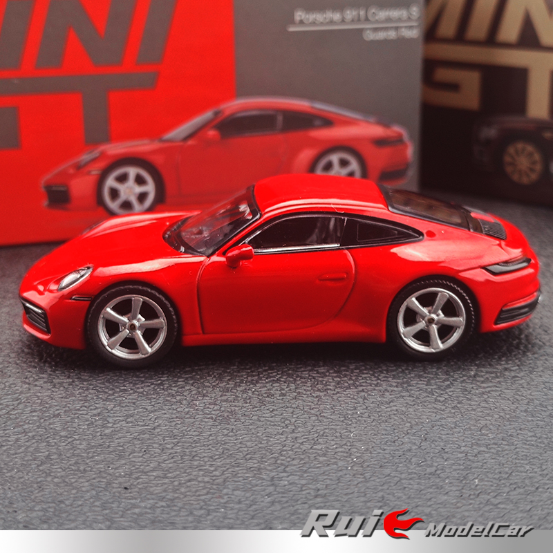 1:64 MiniGT保时捷卡雷拉Porsche 911 992合金仿真汽车模型 - 图2