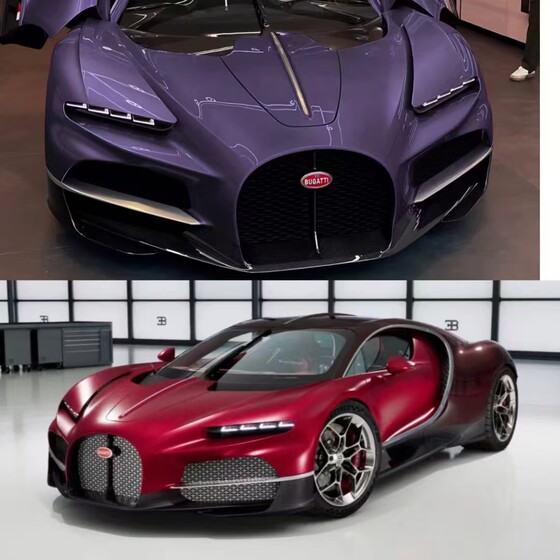 Pre 1 18 HH Model Bugatti Tourbillon V16 Supercar Model Collection