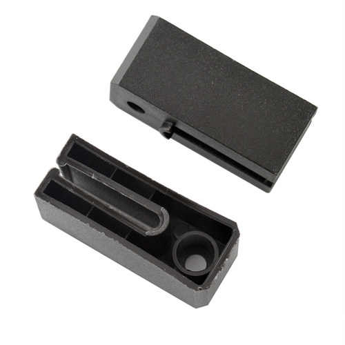 828型铝合金门窗附挡推拉窗护挡塑料副挡限位块平移窗户滑轮付挡 - 图3