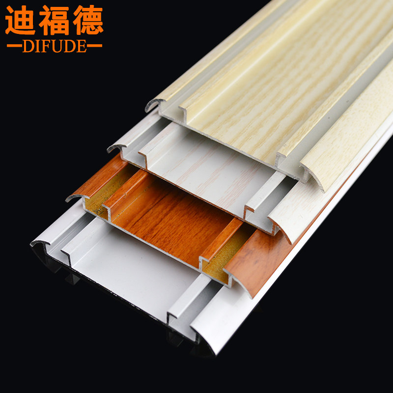 Difford Wardrobe Sliding Door Track Light Sliding Door Slide Partition Door Slide Chute Wall Rail Cabinet Door Double Track