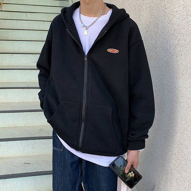 新款开衫连帽卫衣男士2020百搭上衣 vesibo卫衣