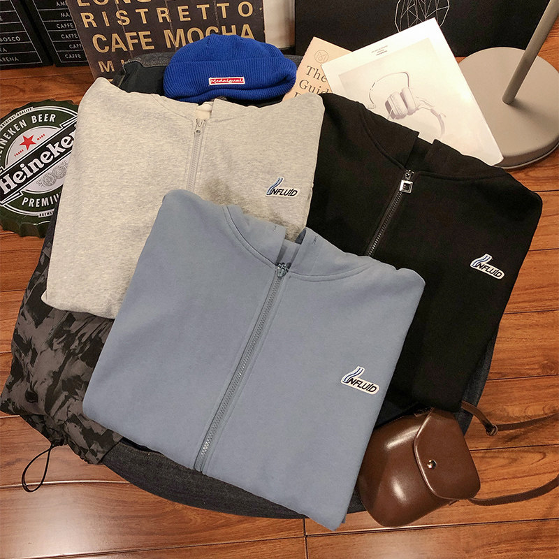 2020卫衣男新款韩版连帽宽松开衫 vesibo卫衣