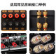 Yongwei pure copper gold-plated speaker wire audio wire sawtooth banana plug speaker wire terminal 4MM power amplifier pin YU-shaped elbow plug welding-free terminal connection terminal banana glue plug