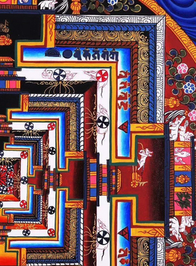 装饰画客厅时轮金刚矿物质