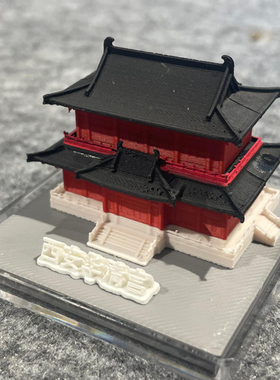 原创3D打印陕西西安城市建筑系列兵马俑大雁塔摆件纪念品伴手礼