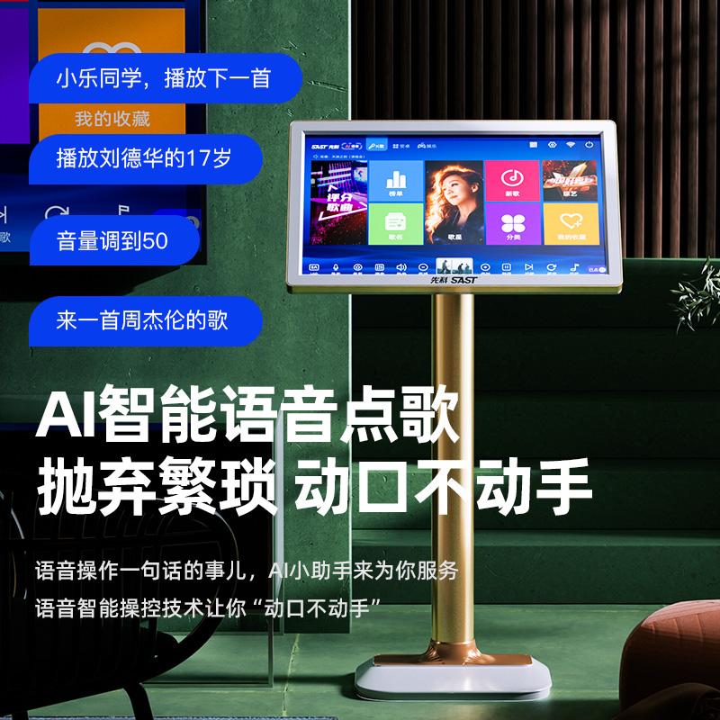 先科家庭ktv套装卡包点歌机连音响 创科电器KTV/卡拉OK音箱