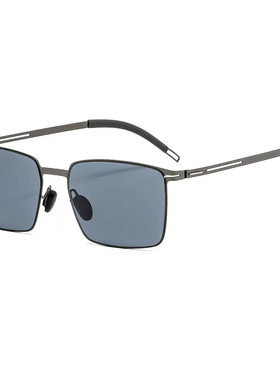 红狼第六代无螺丝专利款尼龙偏光太阳镜超轻镜架单梁多边方镜8611