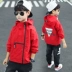 Áo khoác bé trai mùa thu 2019 mới cho bé phiên bản Hàn Quốc của chiếc áo khóa kéo có mũ trùm đầu trong chiếc áo bé trai lớn đẹp trai - Áo khoác áo khoác bé gái 6-14 tuổi Áo khoác