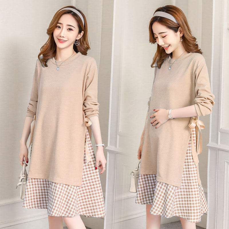 孕妇连衣裙秋装2020新款孕妇裙子 宝朵儿连衣裙