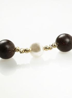 雅舒曼&图图妈【檀木仿珍珠项链】雅舒曼提升气质时髦仿珍珠项链