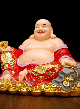 树脂弥勒佛佛像笑佛大肚招财摆件