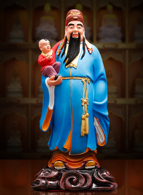 树脂慈缘阁南极仙翁福禄寿三星