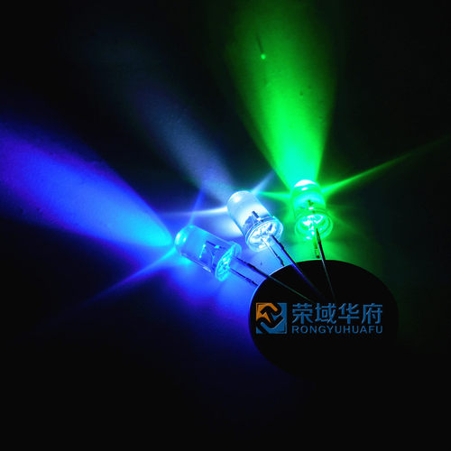 3MM 5mm LED灯泡 发光二极管LED元件包 红绿黄蓝白长脚小灯泡 - 图2