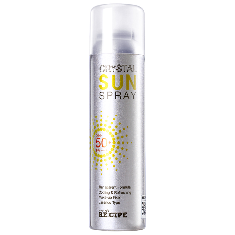 晶宝国际海外专营店韩国recipe水晶防晒喷雾spf50面部隔离防晒霜男士女无色透明正品0