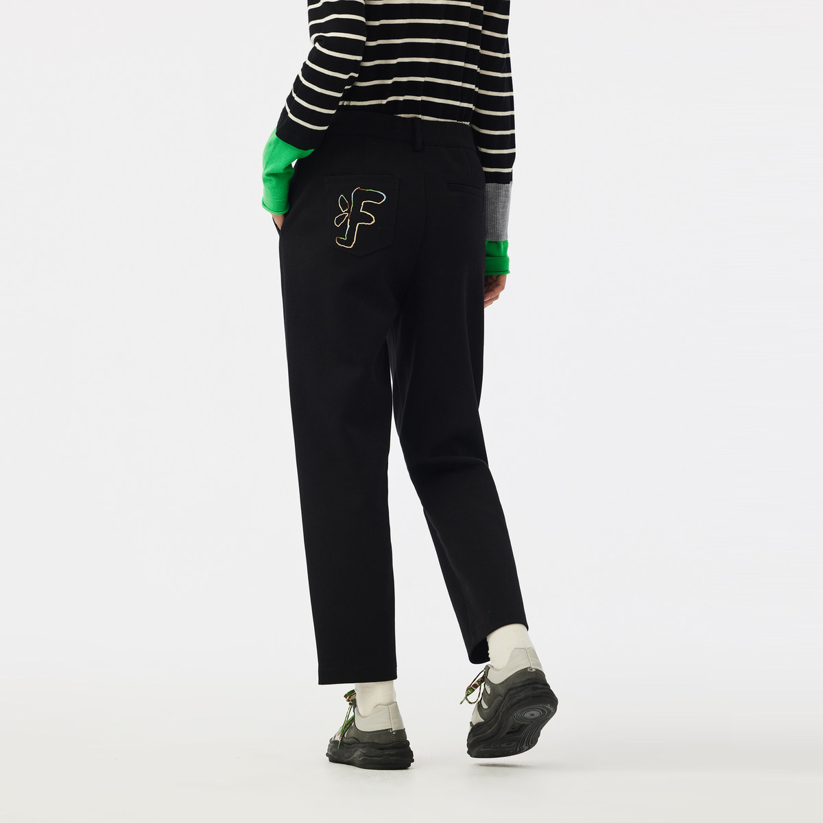 飞鸟和新酒商场同款女装洋气新款时尚显瘦休闲裤长裤女FR41014011