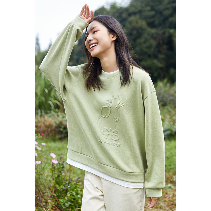 飞鸟和新酒假两件卫衣2022短外套 飞鸟和新酒卫衣/绒衫