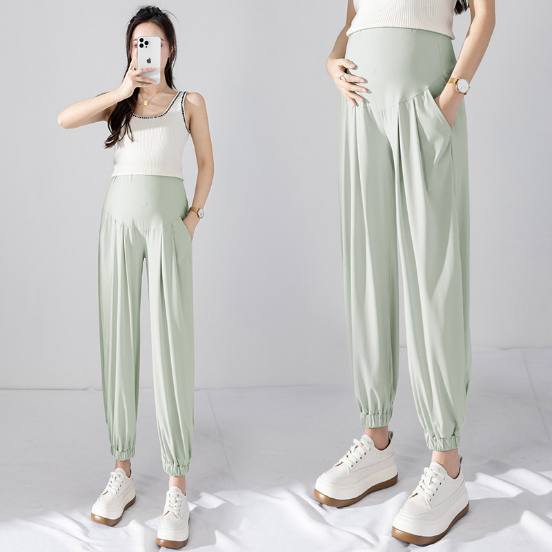  粉红仔仔孕妇灯笼裤