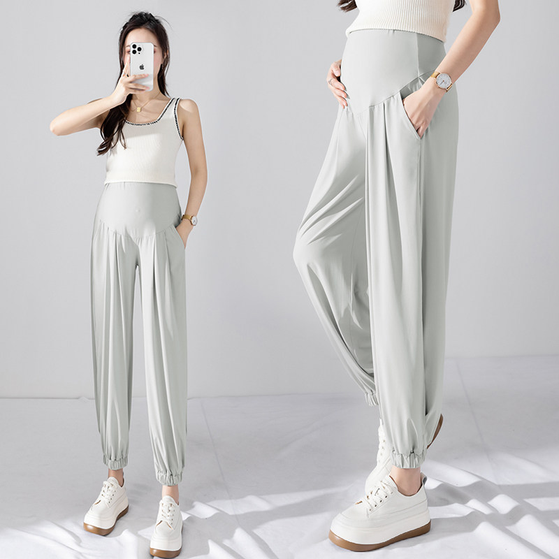  粉红仔仔孕妇灯笼裤