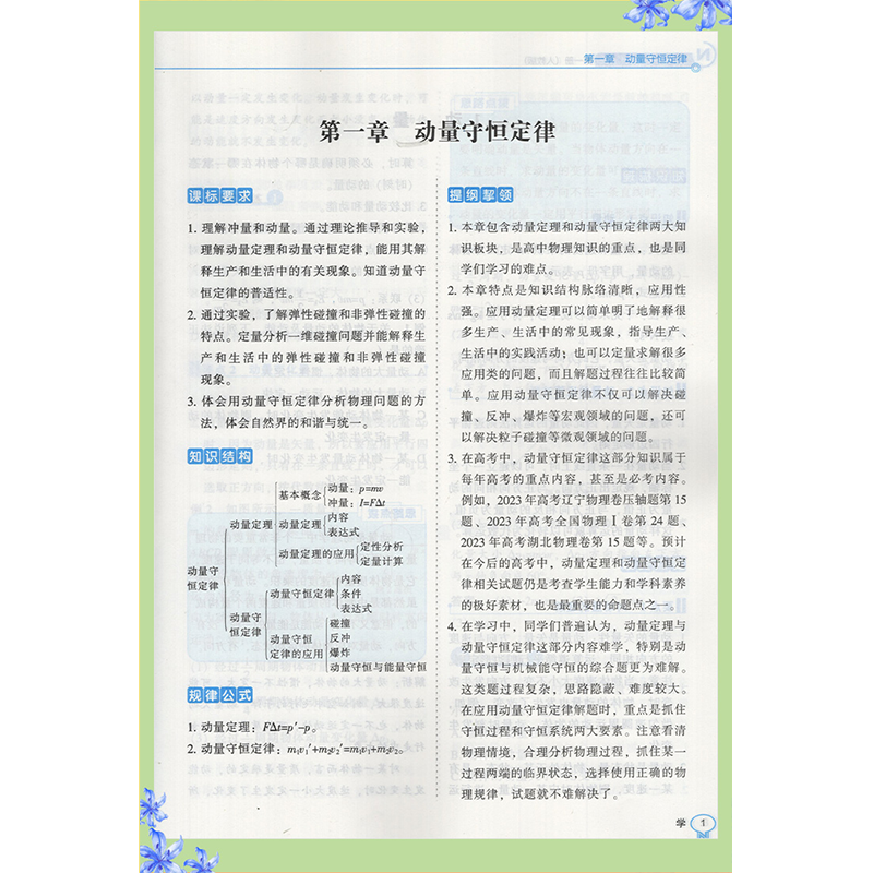 新课程能力培养 高中物理 选择性必修第一册 配人教版 辽海出版社 - 图2