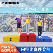 Ogi Podium Podium Adults Childrens Competition Hair Award Desk Wooden Assembled Awards Stage Athletic Equipment and Athletics Equipment