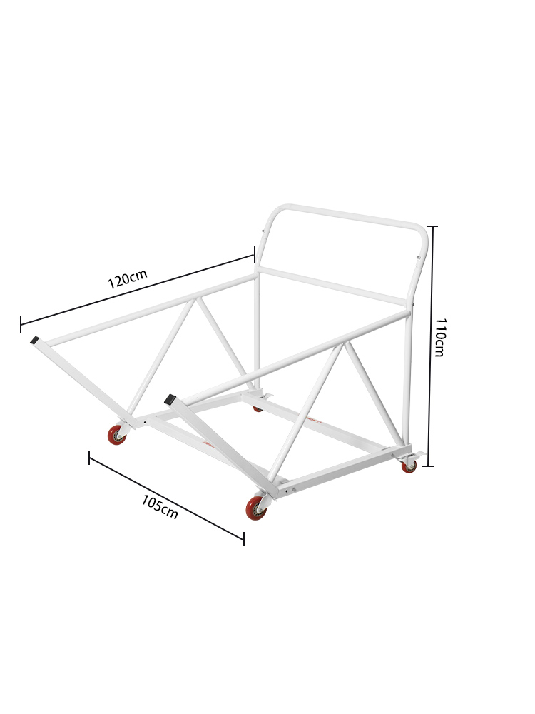 奥匹田径器材推车铁饼标枪铅球架跨栏架移动货物架多功能场地推车-图2