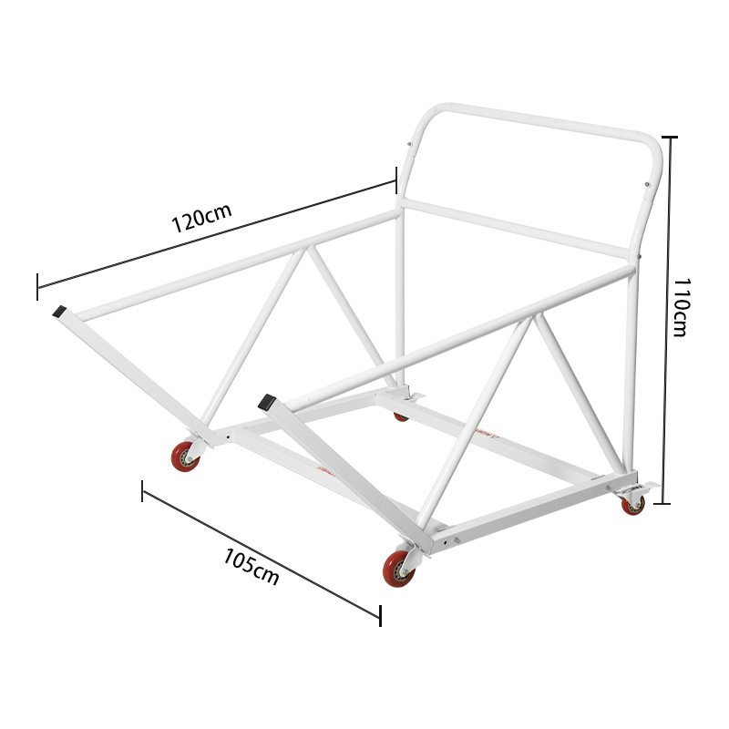 奥匹田径器材推车铁饼标枪铅球架跨栏架移动货物架多功能场地推车-图3