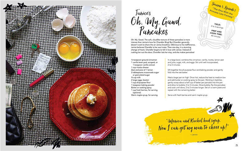 正版 老友记官方食谱 英文原版 Friends The Official Cookbook 精装全彩插图版周边书 超七十个食谱图片画册钱德勒·宾马修·派瑞