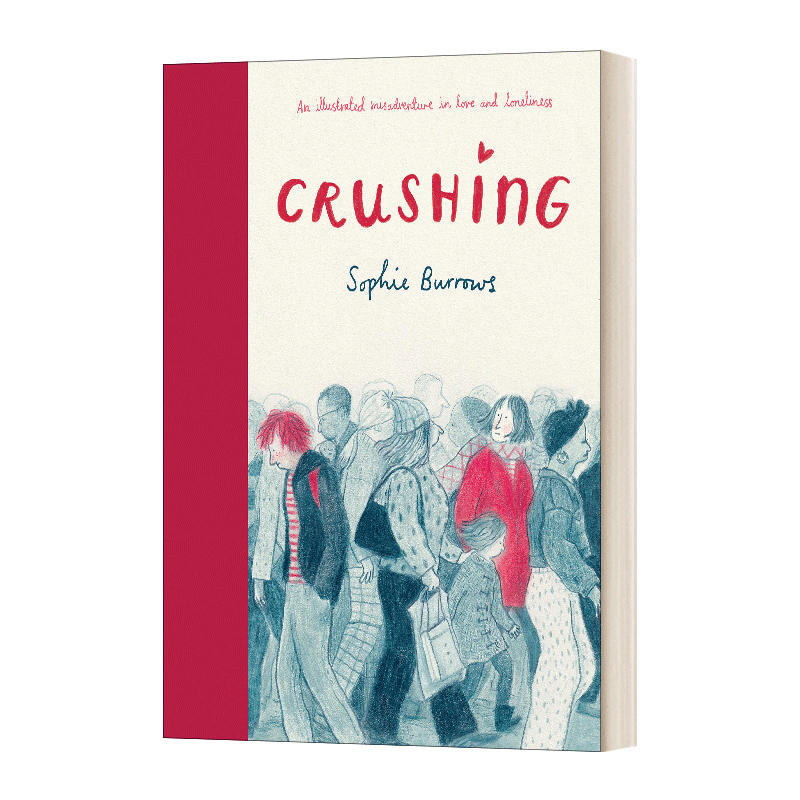 英文原版 Crushing 爱与孤独的不幸冒险 漫画绘本 精装 英文版 进口英语原版书籍