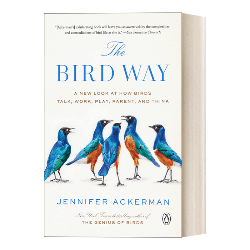 英文原版 The Bird Way 鸟类的行为 鸟类交流 觅食 嬉戏 育儿以及思考模式新探 自然科普 Jennifer Ackerman 英文版 进口书籍