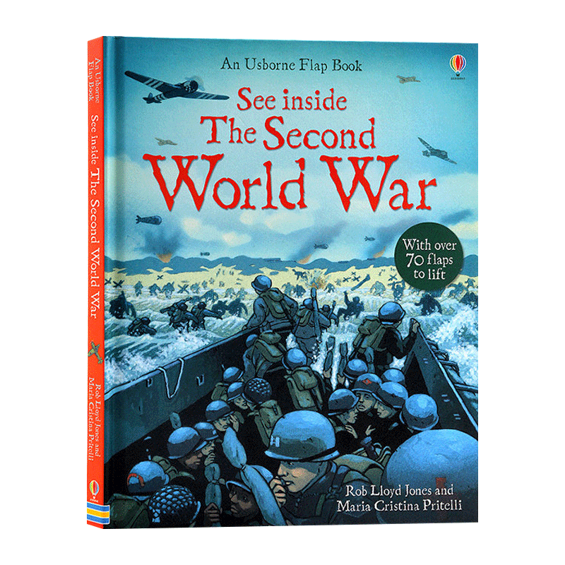 英文原版 See Inside The Second World War看里面系列之第二次世界大战精装儿童百科翻翻书科普读物英文版进口英语原版书籍-图0