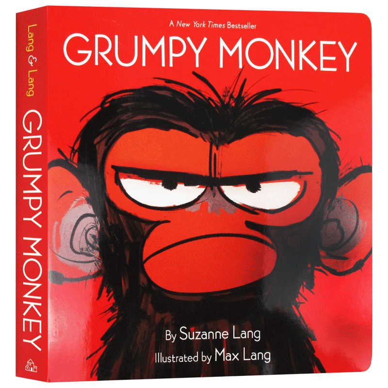 暴怒猴英文原版 Grumpy Monkey脾气暴躁的猴子幼儿情绪管理绘本英文版进口原版英语书籍-图2
