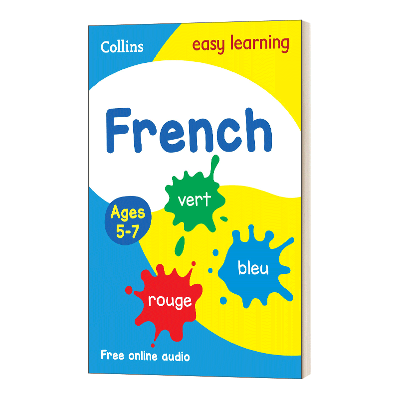 英文原版 Collins Easy Leanring French Ages 5-7 轻松学法语1-2年级 英文版 进口英语原版书籍 - 图0