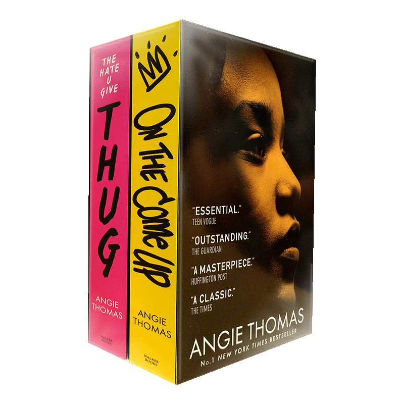 你给的恨 英文原版 Angie Thomas Collector's Boxed Set 2018普林兹银奖 2册盒装 含The Hate U Give On the Come Up 进口书籍