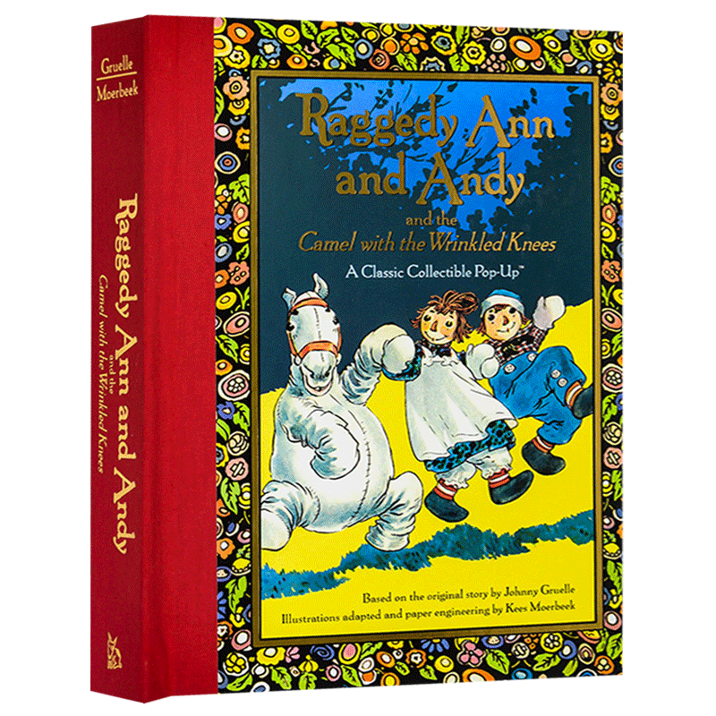 布娃娃安和安迪 立体书 英文原版 Raggedy Ann and Andy and the Camel with the Wrinkled Knees 亲子互动 英文版睡前英语故事书 - 图3