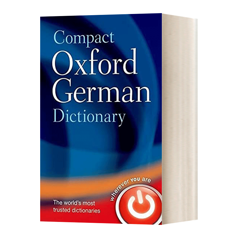 英文原版 Compact Oxford German Dictionary牛津简明德语词典英文版进口英语原版书籍-图1