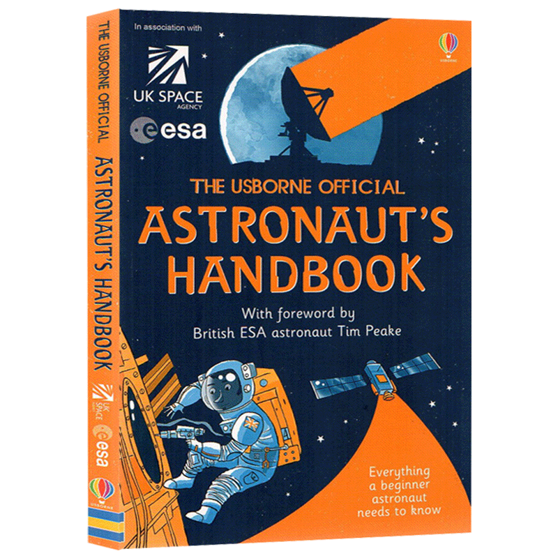 宇航员指导手册 英文原版绘本 The Usborne Official Astronaut's Handbook 儿童科普认知图画书 英文版进口原版英语书籍 - 图3