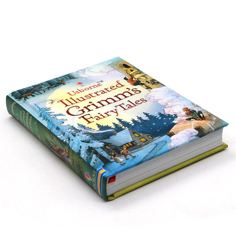 格林童话插图故事合集 英文原版 Illustrated Grimm's Fairy Tales 15个故事 英文版精装全彩插画版 小学生英语课外阅读书籍 - 图1