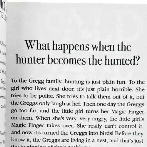 正版魔法手指 英文原版小说 The Magic Finger 罗尔德达尔Roald Dahl 英文版进口英语书籍搭查理和巧克力工厂了不起的狐狸爸爸女巫 - 图0